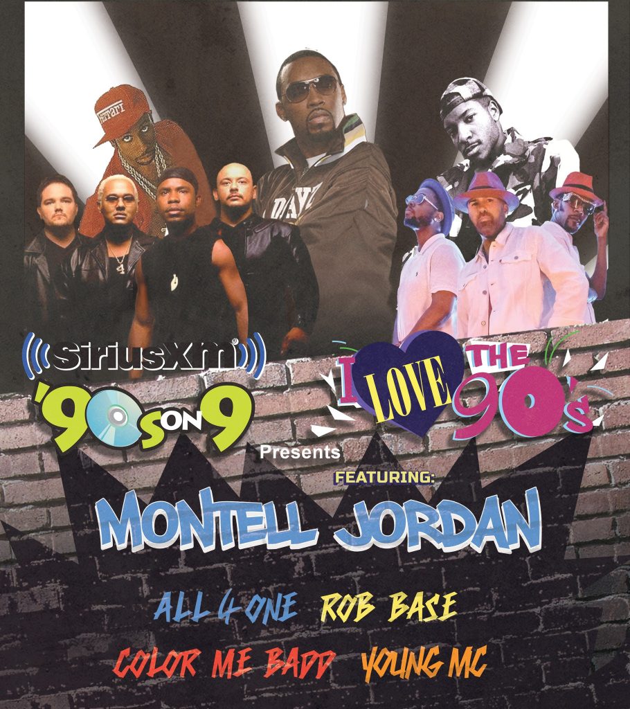 I love the 90's tour featuring Montell Jordan, all 4 one, Rob Base, Color me badd and young mc to perform at Mohegan Sun in Uncasville, CT * finding connecticut