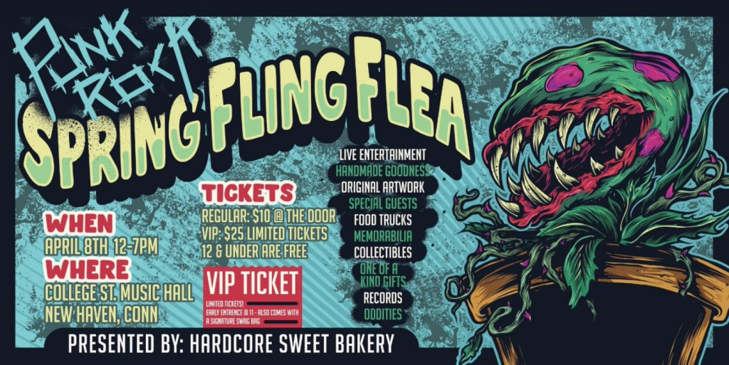 Spring Fling Flea to be at college street music hall in New Haven, Connecticut 