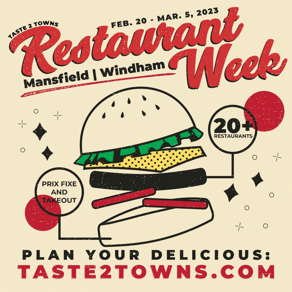 taste2towns, restaurant week for mansfield-windham connecticut 