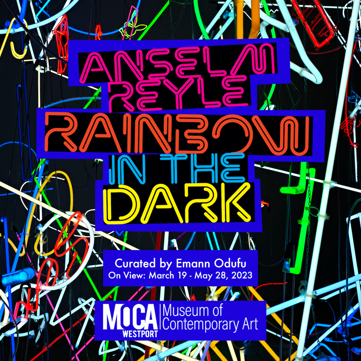 Rainbow in the Dark by Anselm Reyle
