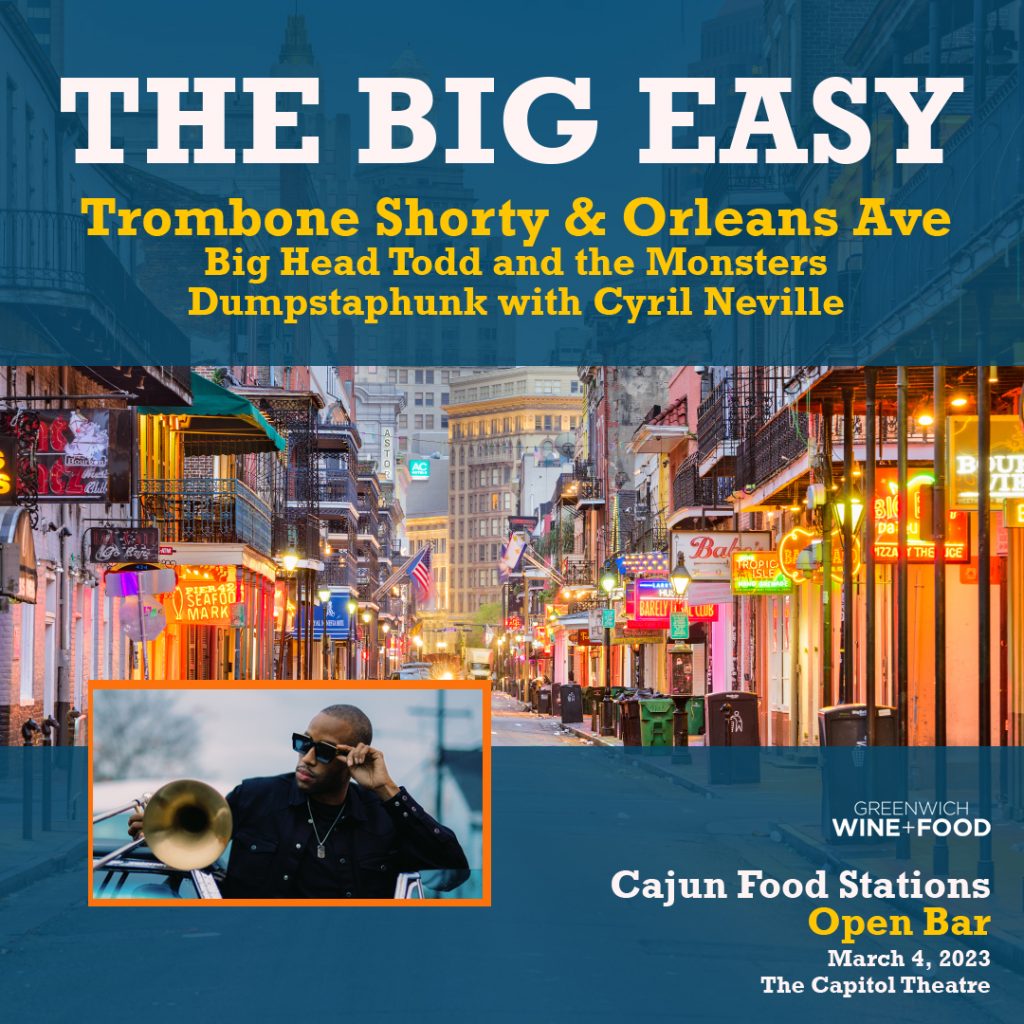 The big easy at Capital Theatre in Port Chester, New york hosted by Greenwich wine & food 