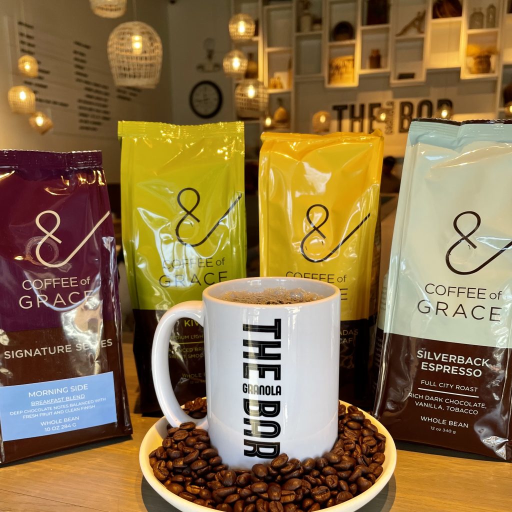 The Granola Bar announces partnership with Coffee of Grace