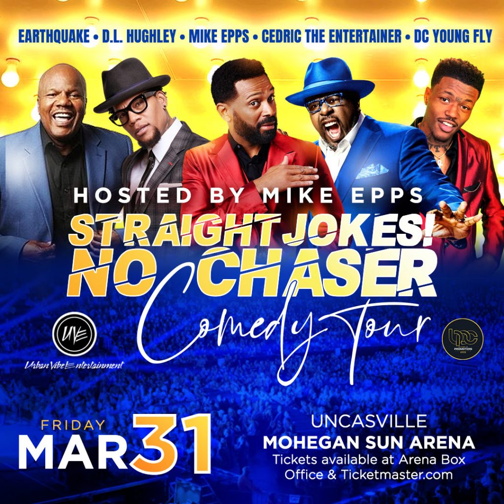 Straight Jokes, No Chaser Comedy Tour Comes to Mohegan Sun Arena