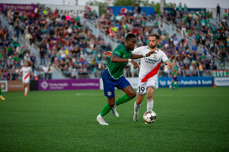 Photo via Hartford athletic. hartford athletic vs Sacramento 