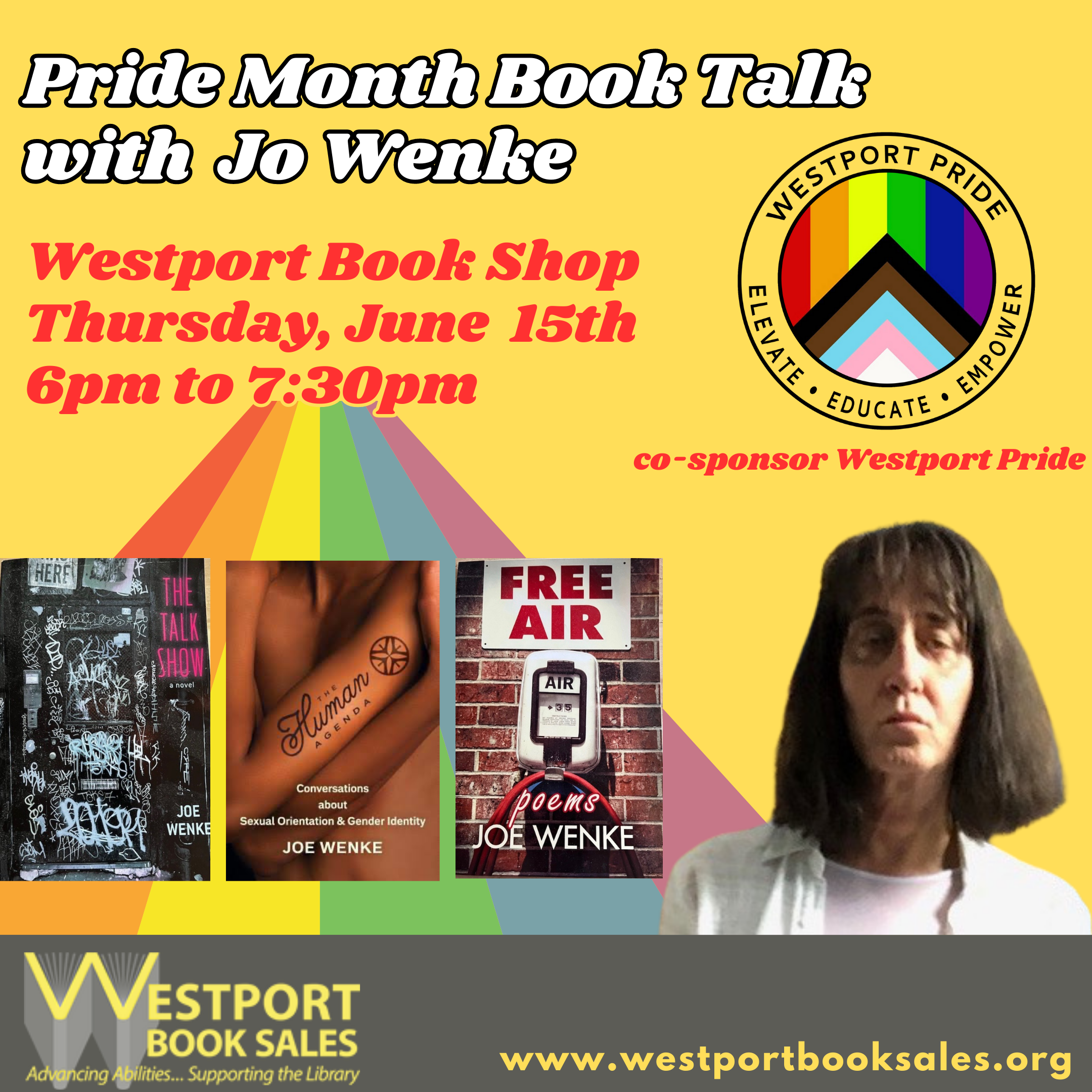 Pride Month Book Talk with Jo Wenke