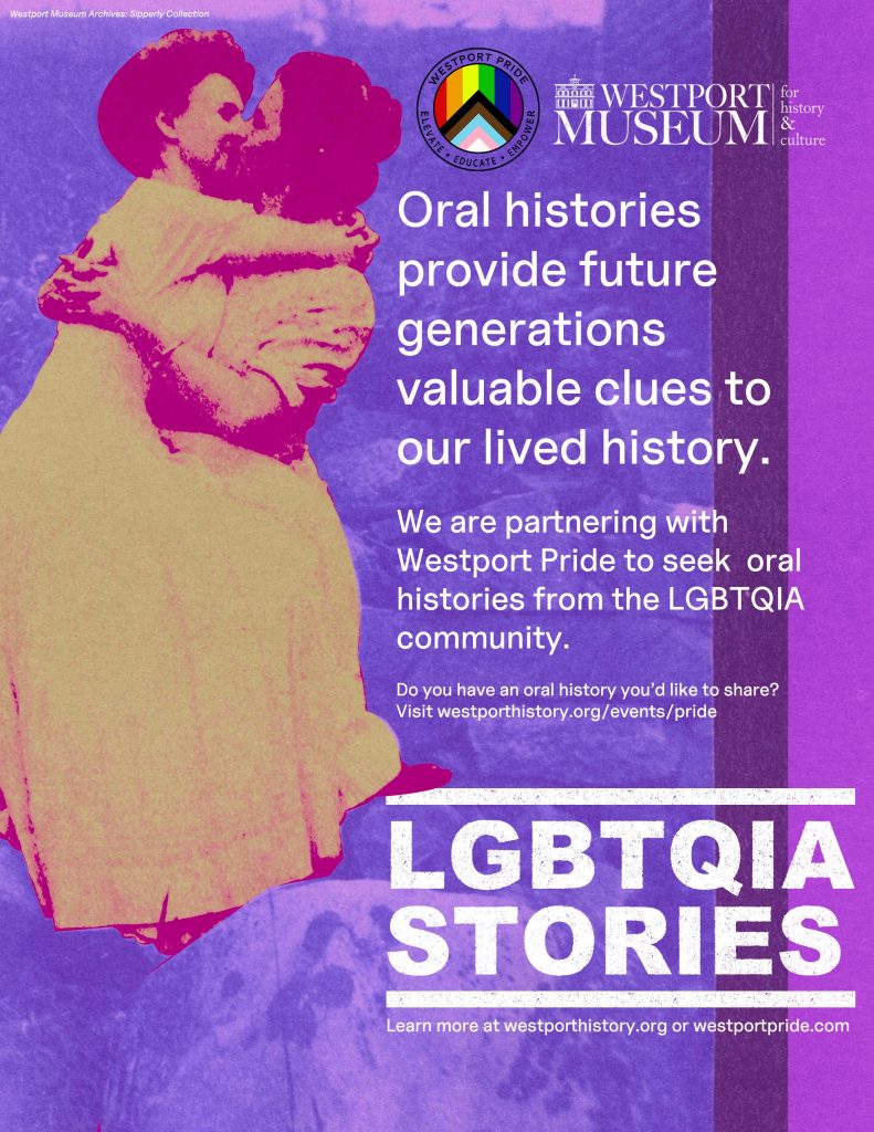 Wesport museum of oral history LGBTQ pride event, Westport, Connecticut 