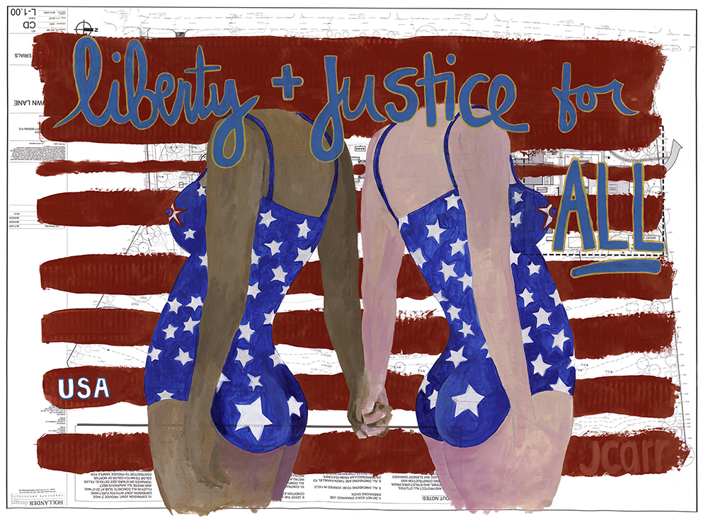 "liberty + justice for ALL" © Jennie Carr