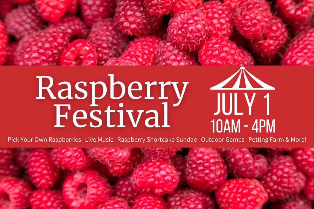 Raspberry festival at Lyman orchards is July 1, 2023 in middlefield connecticut 