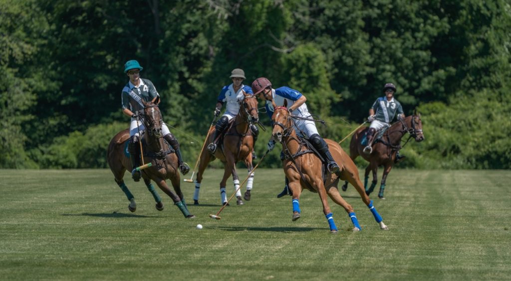 White Birch Polo Team in Action (Photo Credit: Greenwich Polo Club)