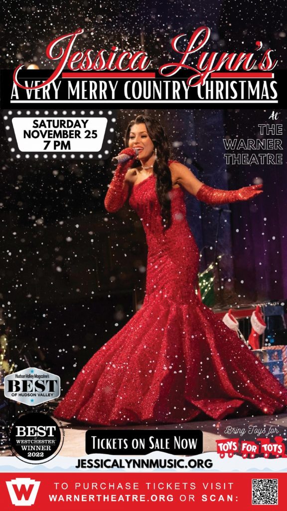 Jessica's Lynn A merry country Christmas to perform at Warner Theatre in Torrington, Connecticut 