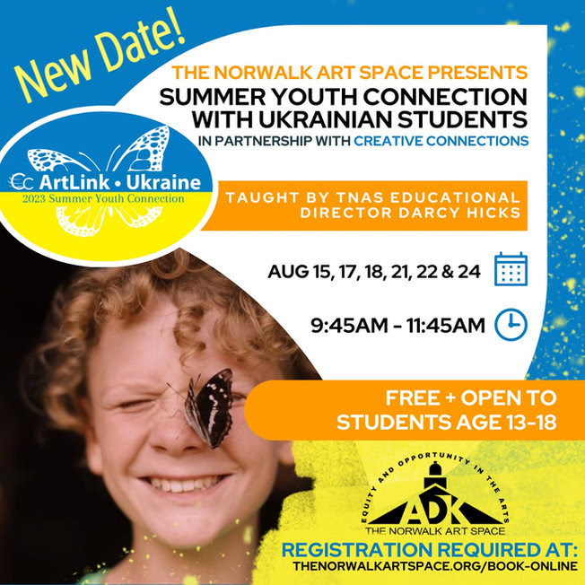 Summer youth connection at the norwalk arts space teens connect with Ukrainian students virtually 