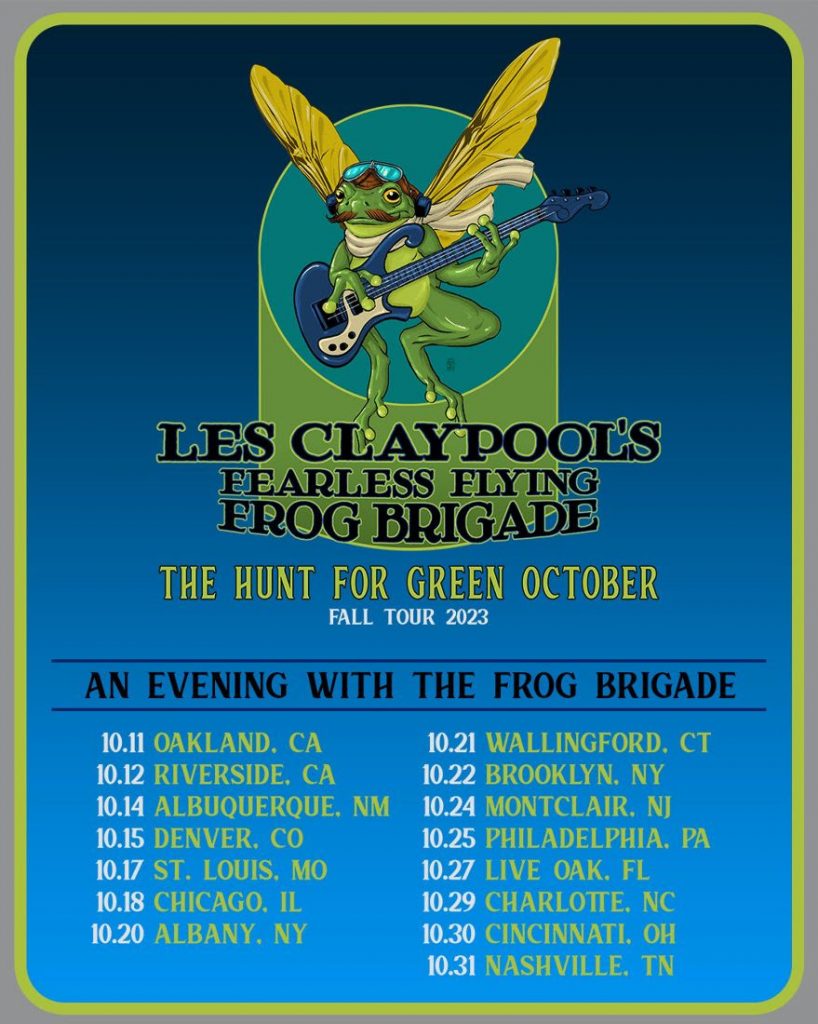 Les Claypool tour dates 2023 