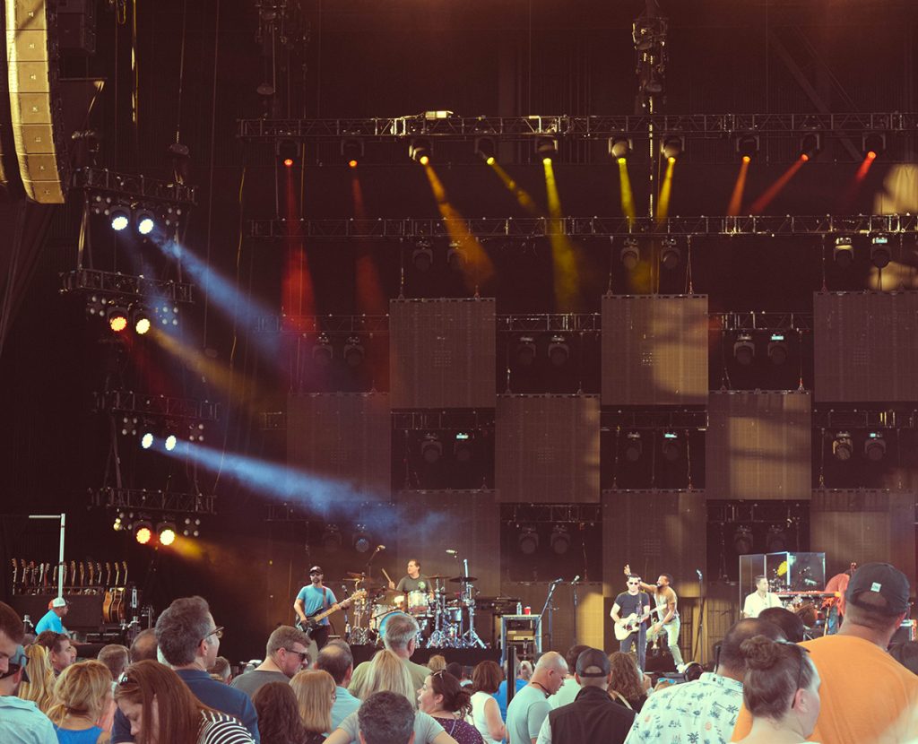 O.A.R. (of a revolution) performed at Hartord Healthare Ampitheater on August 13, 2023 in Bridgeport, Connecticut photo by Aunia Forland