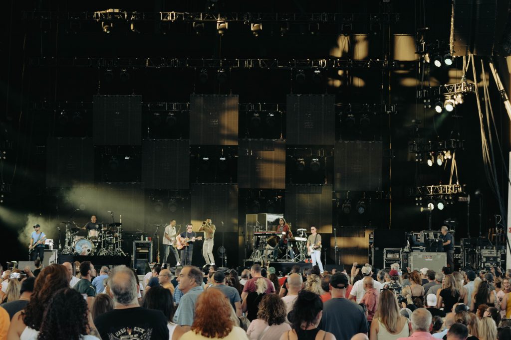 O.A.R. (of a revolution) performed at Hartord Healthare Ampitheater on August 13, 2023 in Bridgeport, Connecticut photo by Aunia Forland