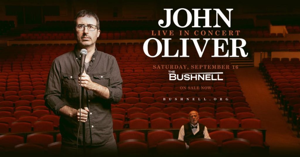 John Oliver in concert at the bushnell theatre in Hartford, Connecticut