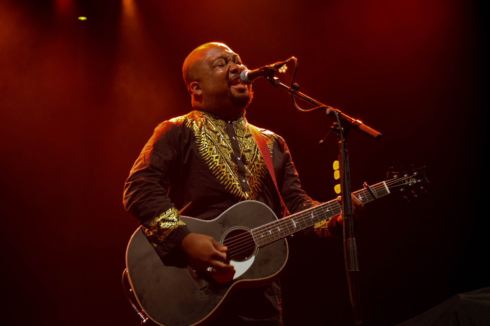 Black Guy Fawkes at college street music hall in new haven connecticut on October 15, 2023 photo by Kris Forland