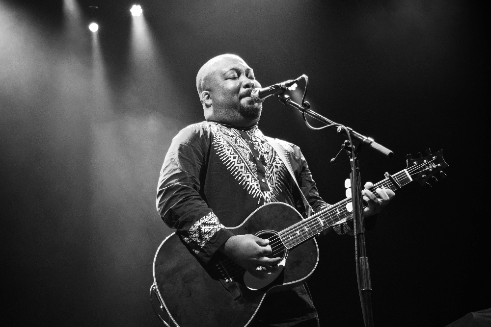 Black Guy Fawkes at college street music hall in new haven connecticut on October 15, 2023 photo by Kris Forland