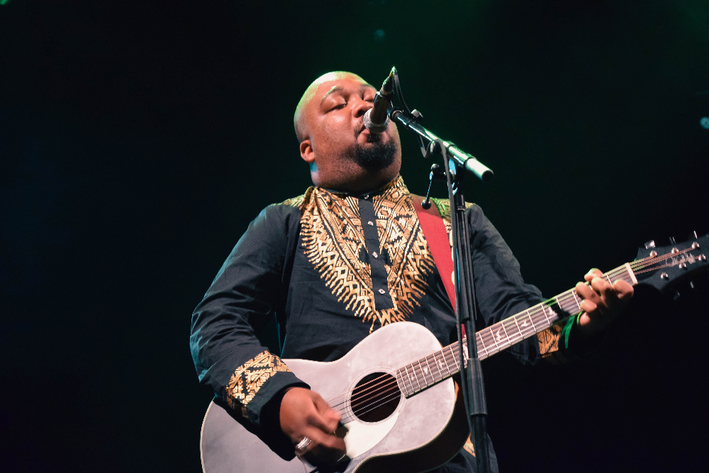 Black Guy Fawkes at college street music hall in new haven connecticut on October 15, 2023 photo by Kris Forland