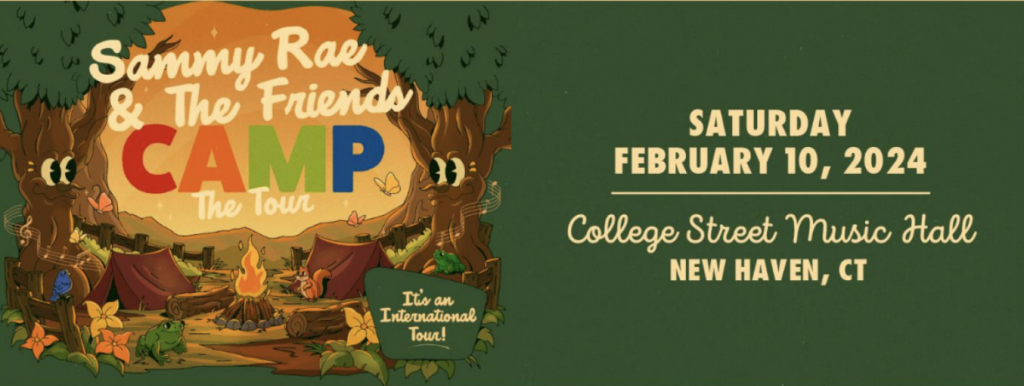 Sammy Rae & The Friends to perform at College Street Music Hall in Hamden, Connecticut 