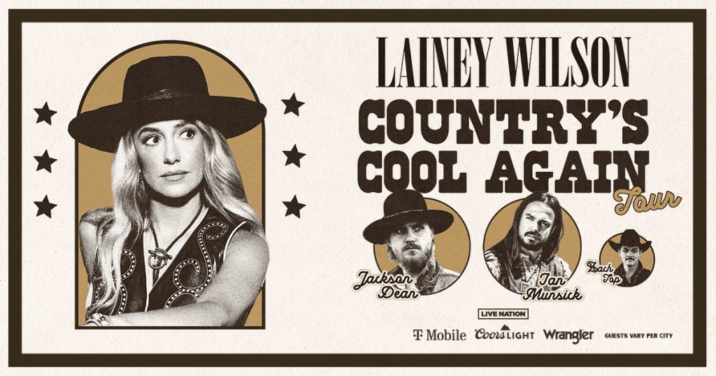 Lainey Wilson returns to Connecticut with Country is Cool again tour to Hartford Healthcare Amphitheater in Bridgpeort, connecticut