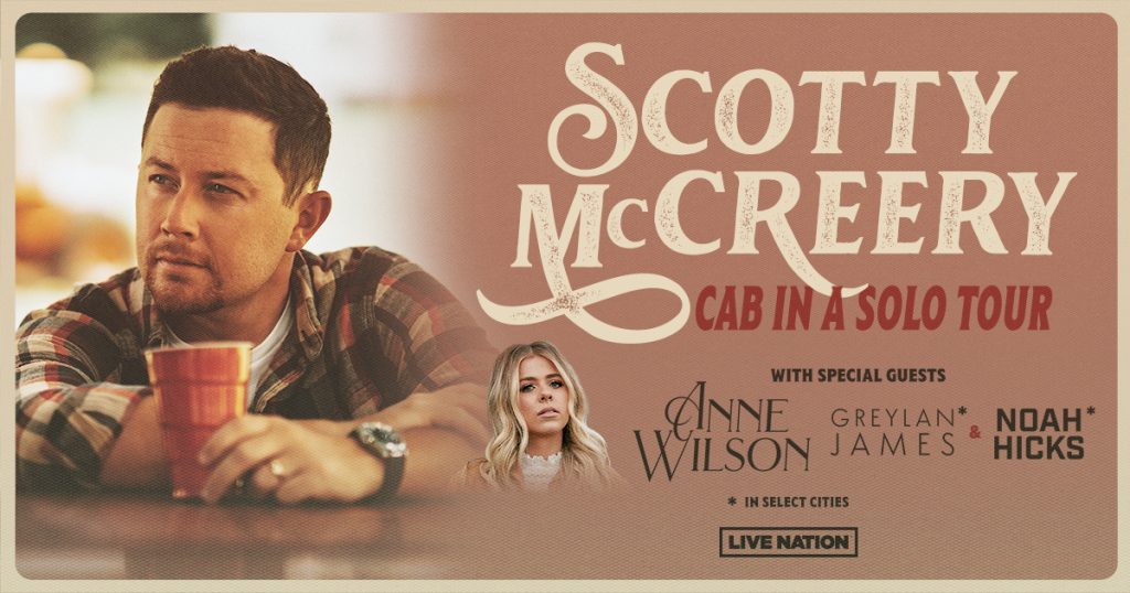 Scotty mccreey to perform at toyota oakdale pavilion in Wallingford, Connecticut 