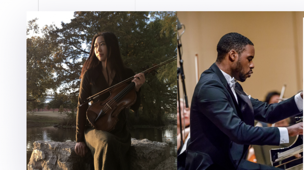 Kristen Young (violin) and Joe Bush (piano) to perform at MoCA Westport on December 14, 2023