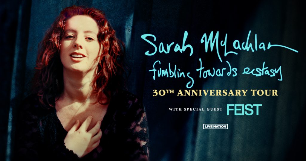 Sarah McLachlan brings her The Fumbling Towards Ecstasy 30th Anniversary Tour to Bridgeport in June