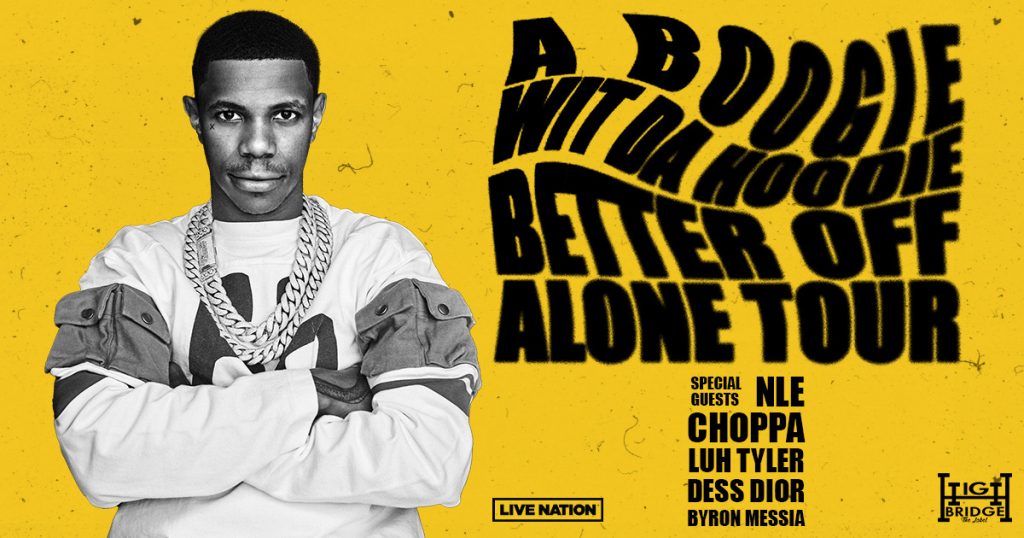 A boogie wit da hoodie to perform at the xfinity theatre in hartford, connecticut in June 2024