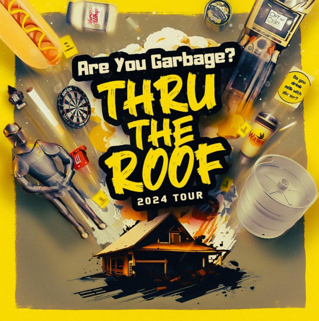 Are you garbage podcast to broadcast live at the wall street theater in Norwalk, Connecticut in April 2024