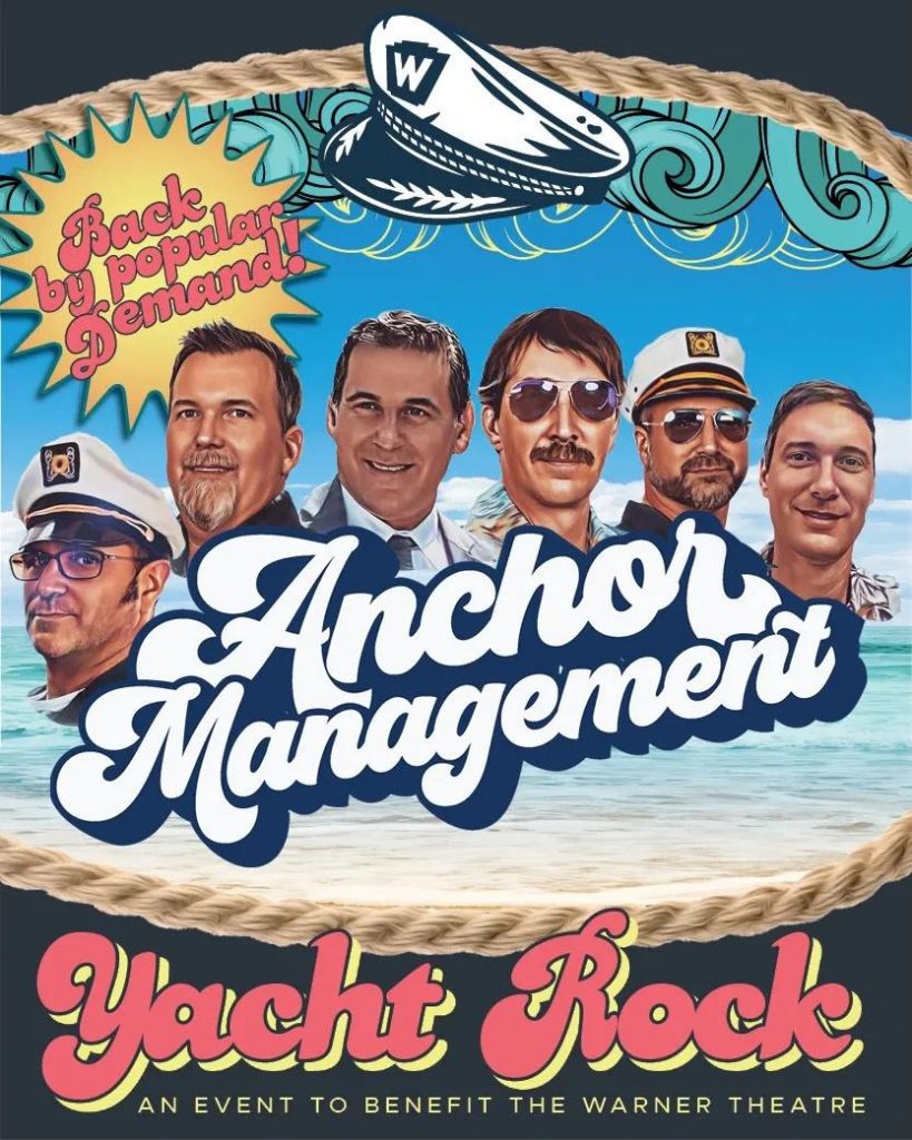 Yacht Rock fundraiser at Warner Theatre in Torrington, Connecticut in April 2024