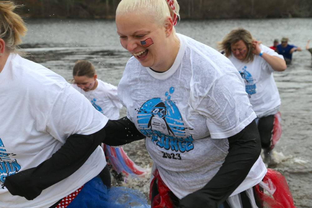 Penguin Plunge through out Connecticut to support the special olympics 