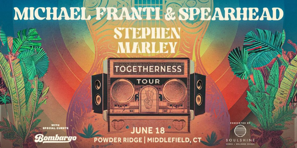Michael Franti & Spearhead to perform at Powder Ridge in Middlefield, Connecticut 