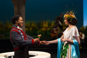 Daniel Davila Jr. and Delfin Gökhan Meehan in The Winter's Tale (2023). Photo by T. Charles Erickson