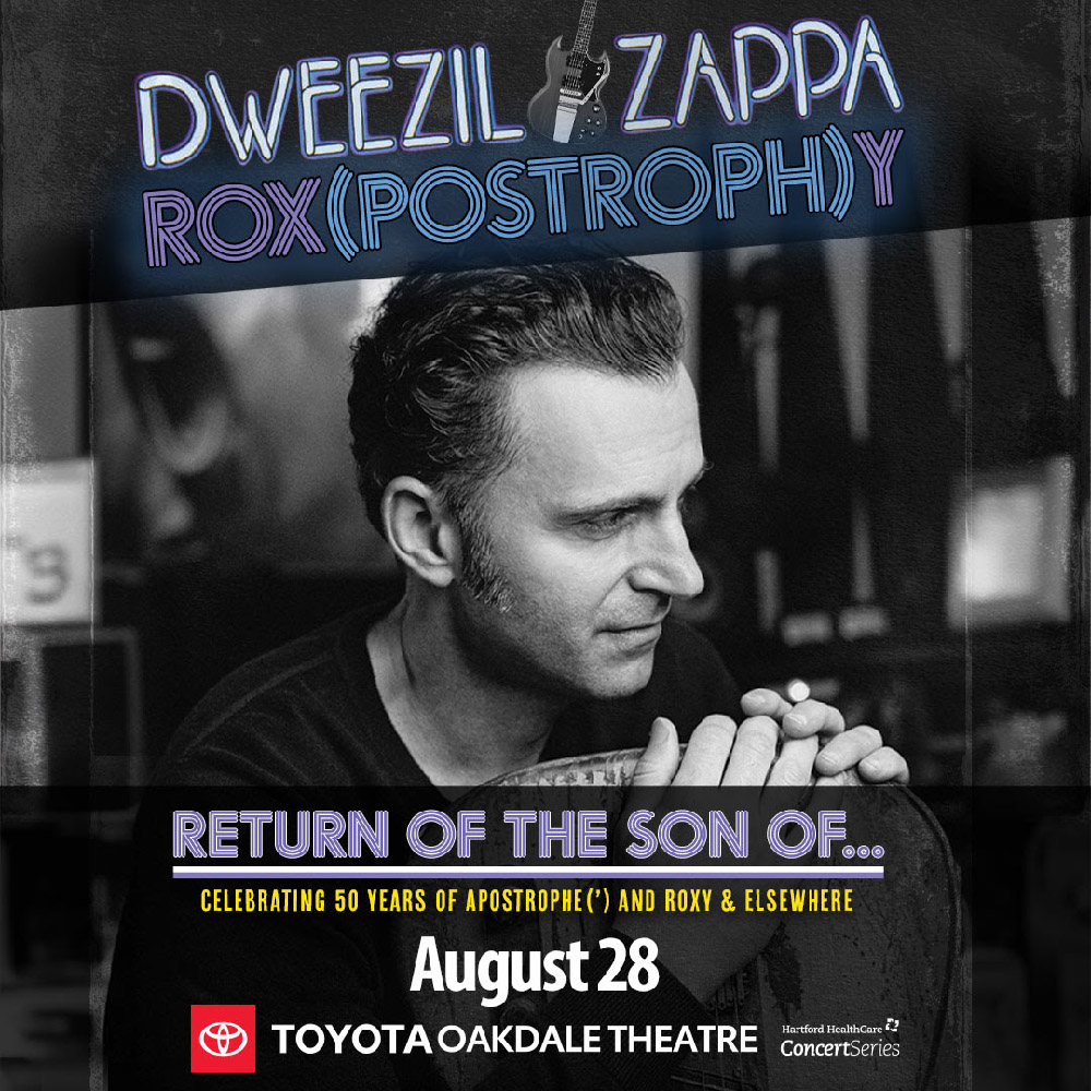 Dweezil zappa to perform at toyota oakdale theatre in wallingford connecticut in august 2024