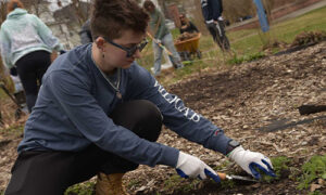 Earth day celebrations of Western Connecticut State University in Danbury, Connecticut in April 2024