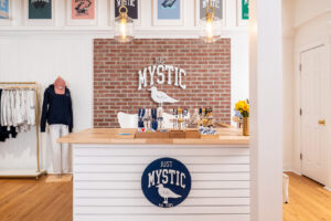 Just Mystic located at 33 West Main Street in Mystic Connecticut has Mystic apparel and clothing