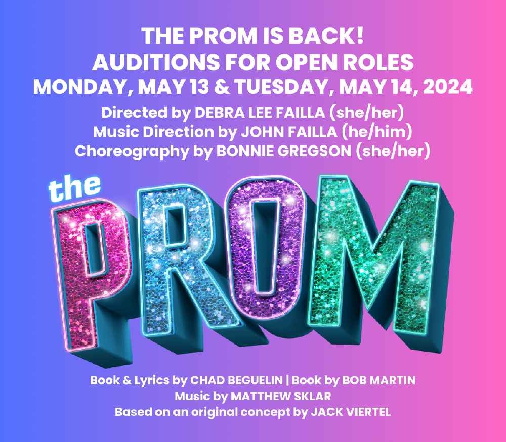 The Prom auditions at ridgefield theater barn in ridgefield connecticut in may 2024
