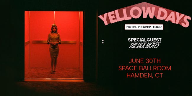 Yellowdays to perform at Space Ballroom in Hamden, Connecticut in June 2024