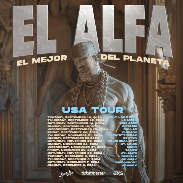 El Alfa to perform at total mortage area in Bridgeport, connecticut in december 2024