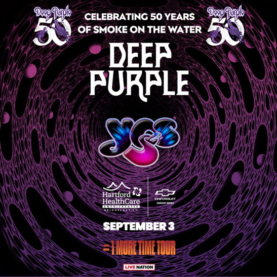 Deep Purple and YES to perform at Hartford Healthcare Amp in Bridgeport, Connecticut in September 2024