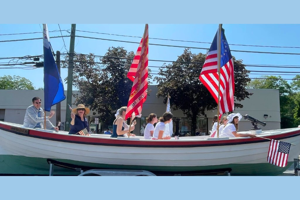 Memorial day parade 2024 in Darien, Connecticut on May 27, 2024