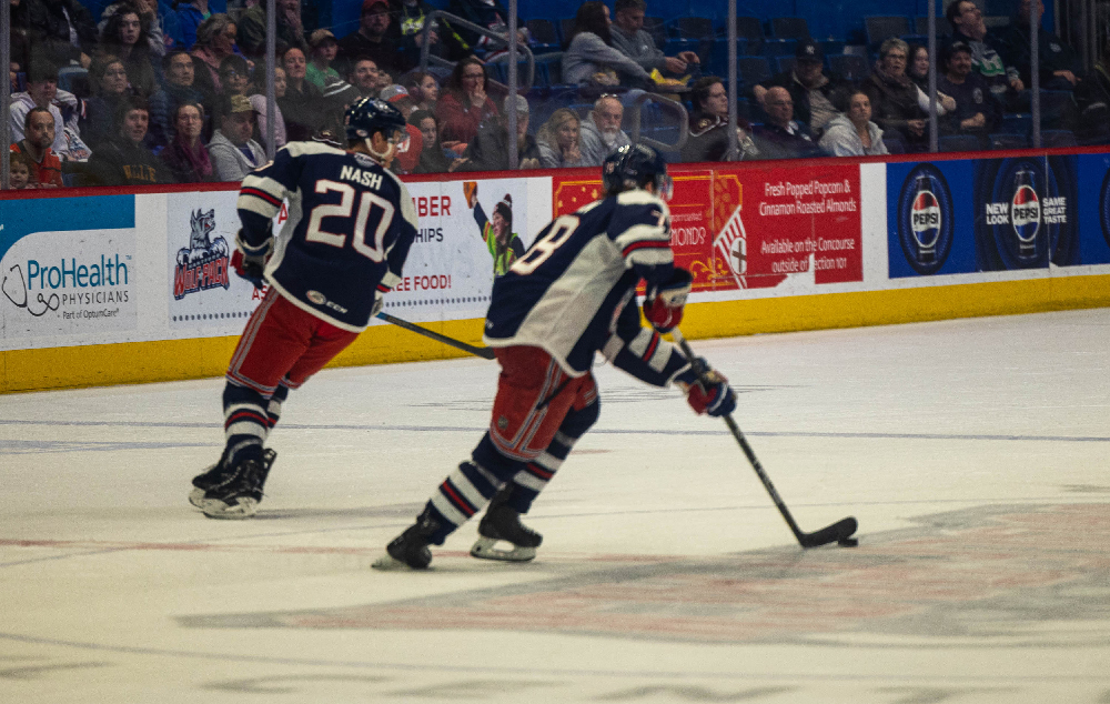 Hartford Wolf Pack vs Hershey Bears on March 30, 2024 at the XL Center in Hartford, Connecticut photos by Scott Chiappetta