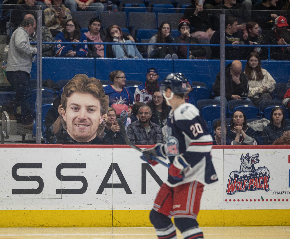 Hartford Wolf Pack vs Hershey Bears on March 30, 2024 at the XL Center in Hartford, Connecticut photos by Scott Chiappetta