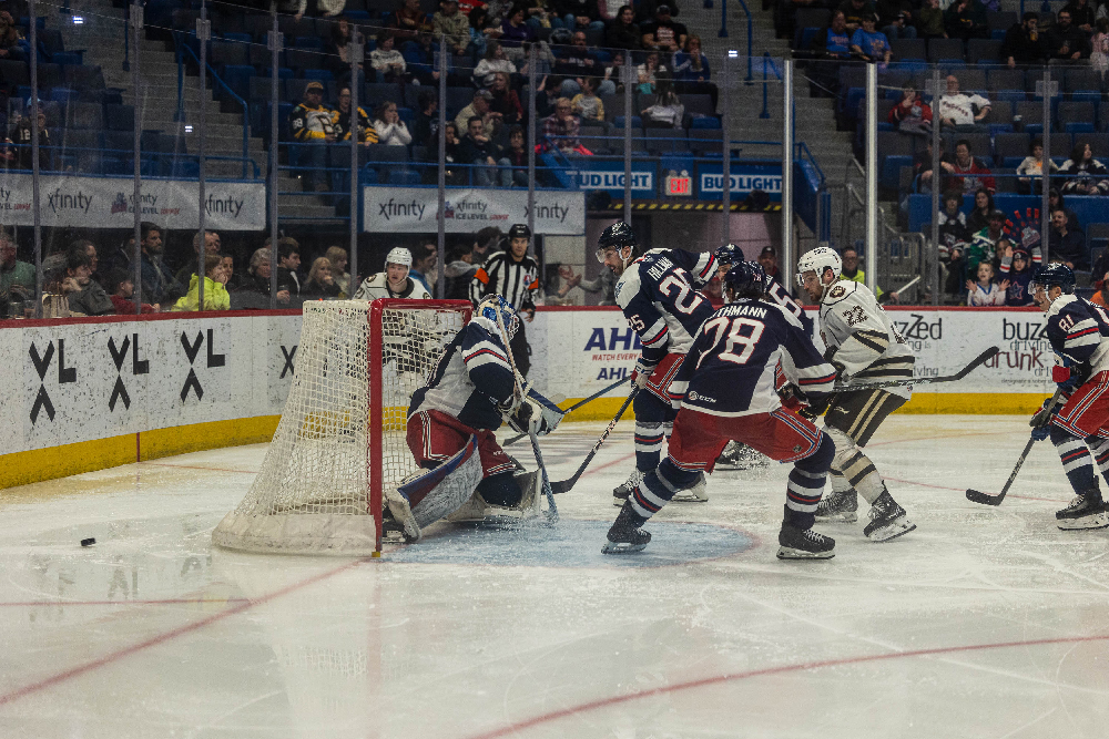 Hartford Wolf Pack vs Hershey Bears on March 30, 2024 at the XL Center in Hartford, Connecticut photos by Scott Chiappetta