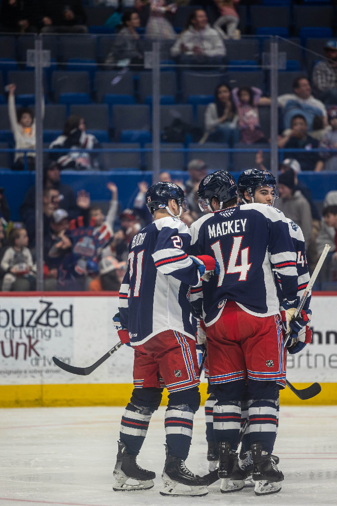 Hartford Wolf Pack vs Hershey Bears on March 30, 2024 at the XL Center in Hartford, Connecticut photos by Scott Chiappetta