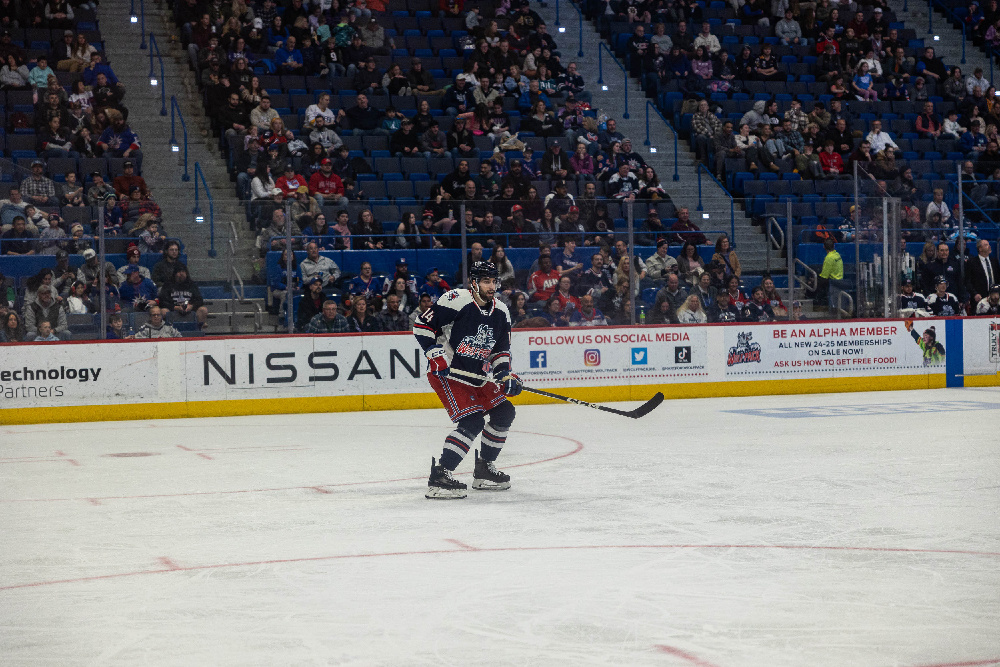 Hartford Wolf Pack vs Hershey Bears on March 30, 2024 at the XL Center in Hartford, Connecticut photos by Scott Chiappetta