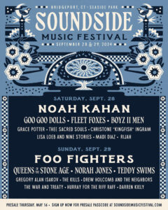 Soundside Music Festival in Bridgeport, Connecticut in September 2024