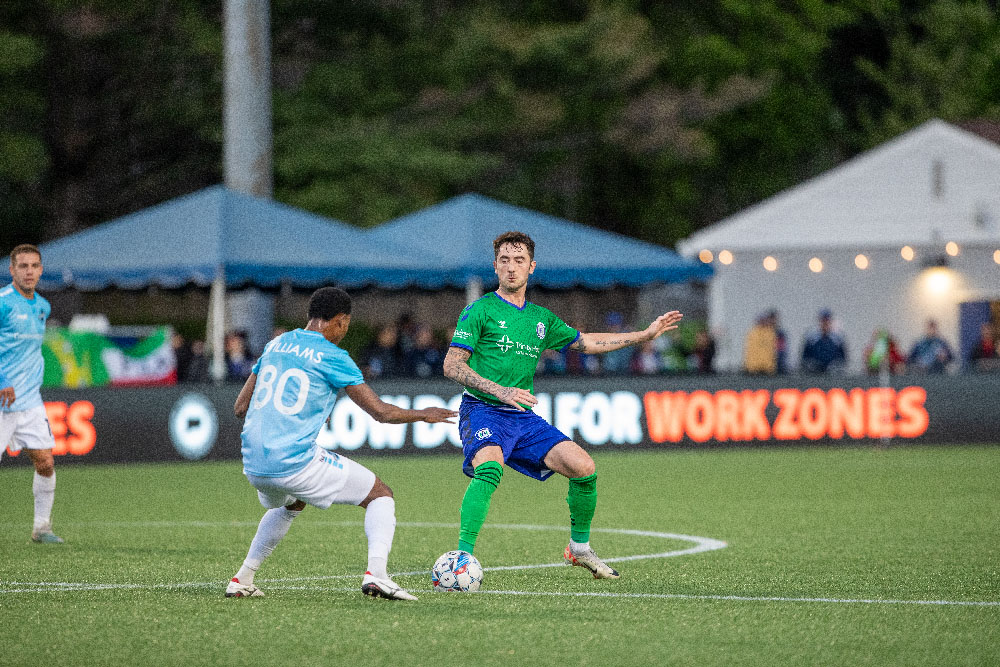 Colorado Springs va hartford athletic soccer match at trinity heatlh stadium in Hartford, Connecticut  on May 12, 2024