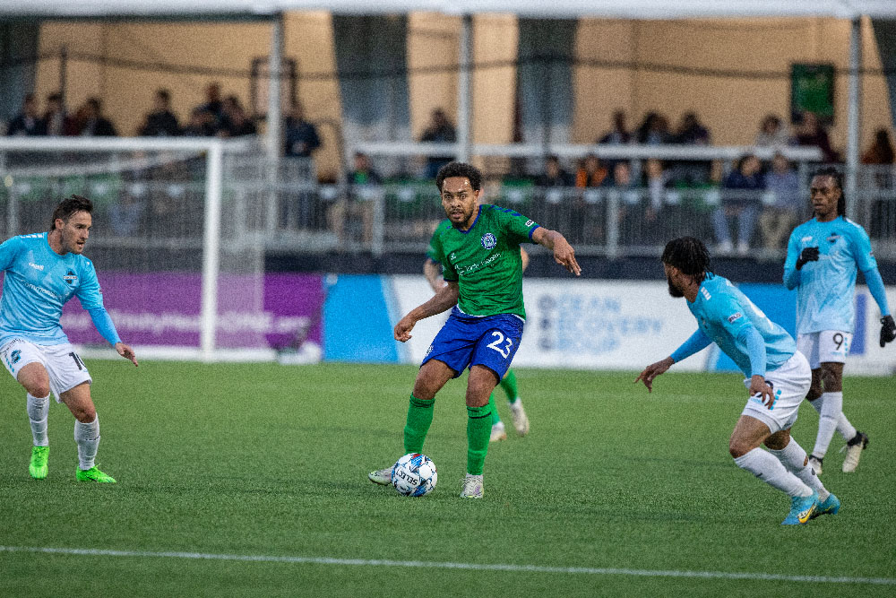 Colorado Springs va hartford athletic soccer match at trinity heatlh stadium in Hartford, Connecticut  on May 12, 2024