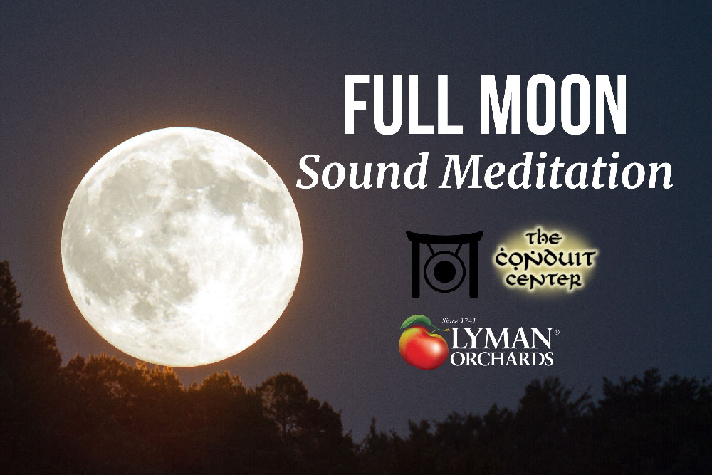 Full Moon Sound Meditation at Lyman Orchards in May 2024